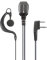 Midland Mikrofon, MA21-L PRO mit Spiralkabel, Mono-Headset, VOX/PTT-Schalter und L-Anschluss, 2-polig, Schwarz