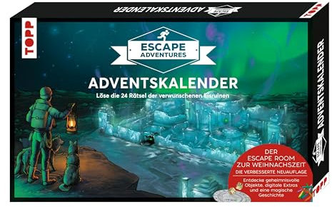 Escape Adventures Adventskalender – Die verwunschenen Eisruinen: Rätsel für 24 Tage – mit geheimnisvollen Objekten und digitalen Extras – ab 10 Jahren – verbesserte Neuauflage