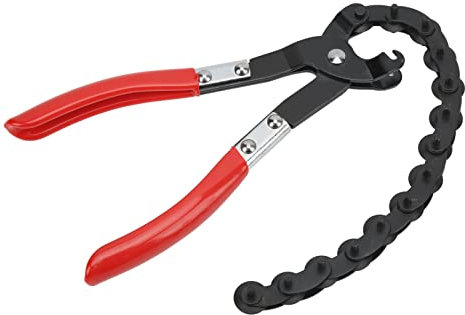 Outil de Coupe de Tuyau D'échappement, 14 Roues pour Tuyau D'échappement, Coupe-tuyau D'échappement, Chaîne, Pince de Verrouillage, Outil Universel de Réparation Automatique pour Tube de Cuivre en PVC