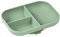 Béaba, Assiette Silicone Compartimentée Avec Ventouse, Anti dérapant, Sain et Durable, Compatible lave-vaisselle, Micro-onde, Congélateur, Facile d'entretien, Vert Sauge