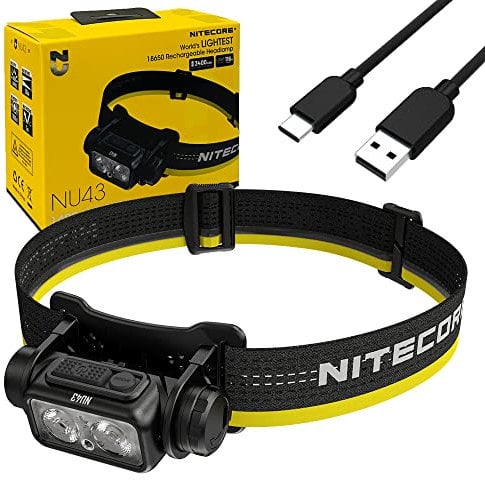 Nitecore NU43 Leichte, wiederaufladbare Stirnlampe, 1400 Lumen