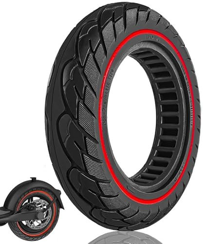 Felixstory 10 x 2/54-152 Reifen 10 x 2,125 für Isinwheel S9pro Ninebot D38E/F65I/ F25 Xiaomi Pro2/ 3 Lite/Essential Elektroroller, pannensicher, robust, 25,4 x 5,8 cm, vorne / hinten