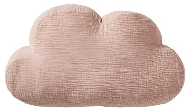 VERTBAUDET Coussin Nuage en Gaze De Coton Déhoussable Rose poudré TU