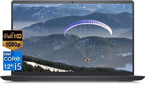 Dell Newest Inspiron 15 Business Laptop, 15.6 FHD Display,Intel 10-Core i5-1235U Processor, 8GB RAM, 256GB SSD, Intel UHD Graphics, Wi-Fi 6, Bluetooth, Numeric Keypad, Windows 11 Home