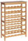 SONGMICS Weinregal, für bis zu 42 Flaschen, Flaschenregal 7 Ebenen, Flaschenhalter, aus Bambus, Regal, Weinflaschen-Aufbewahrung, hohe Kapazität, 29 x 66 x 99,5 cm, naturfarben KWR27NL
