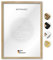 ARTFAVES® Bilderrahmen aus Holz - 13 x 18 cm - EICHE natur - Holz Rahmen, Fotorahmen, Posterrahmen für Collage, mit Schutzfolie