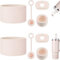 HYZ 8 Piece Accessories for Stanley Cup, Silicone Spill Proof Stopper Set and Protective Boot Including Straw Cover Cap for Stanley H2.0 20oz 30oz 40oz Tumbler, Rose Quartz