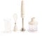 CREATE/FULLMIX RETRO/Mixeur plongeant Blanc cassé/Battre, mélanger et fouetter, 6 vitesses, gobelet doseur 600ml, sans BPA, bol hachoir 500ml, 1000W