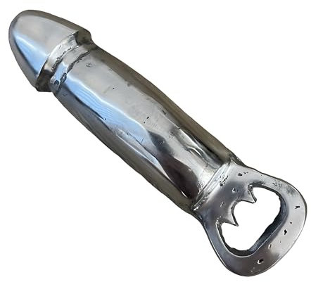 Funny Party Metal Bottle Opener (Silver, 6 inches)