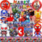 HTTMTTS Anniversaire Avenger Décoration 3Ans, Avenger Kit Vaisselle FêTe Garcon, D'anniversaire Deco Bannières Assiettes ,Tasses Nappe Serviettes Fêtes Décorations Enfants(10 invités)