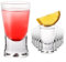 PLATINUX Shotgläser 25ml Schnapsgläser 2,5cl X-Form Set 12-Teilig Pinnchen aus Glas Serie 'CrossLine' Spülmaschinenfest