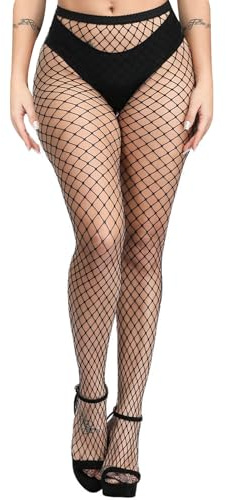 Fishnet Tights Womens,Fishnets Tights,Elasticity Fish Net Tight Stockings | 1pcs Fishnets Tights for women,Womens Fishnet Tight Stockings Black Pantyhose Fish NetTight,Plus Size