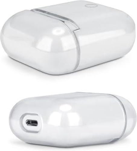Transparente Hülle - Kompatibel mit AirPods - Hardcase Schutzhülle - Airpods Hülle - Geeignet für AirPods 1&2 - Transparent