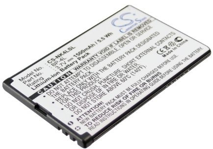 TCTK Akku 1500mAh Kompatibel mit [Nokia] 6760 Slide, Clipper, E52, E55, E61i, E63, E71, E71x, E72, E90, E90 Communicator, E90i, N810, N810 Internet Tablet, WiMAX Edition, N97, RM-683, RM-784, RM-792