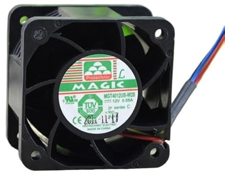 Hyyudiut Ventilateur de Refroidissement MGT4012UB-W28 12 V 0,55 A 4028 40 x 40 x 28 mm 4 Fils PH2.0