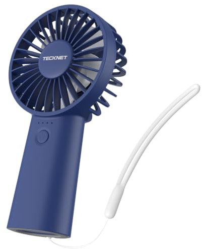 TECKNET Handheld Fan Rechargeable, 5000mAh Portable Fan with LED Indicator