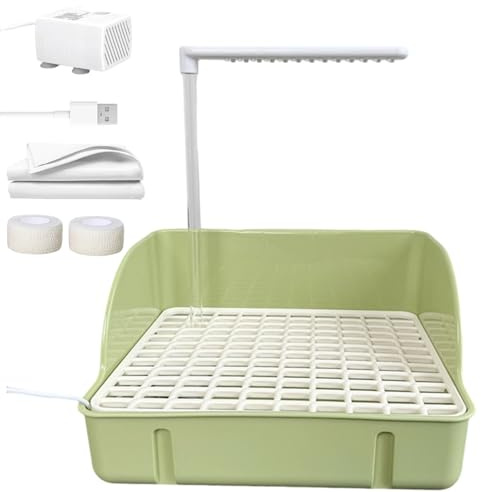 Knowlife Automatische Vogelbadewanne - Automatischer Zirkulierender Vogelbrunnen Mit Pumpe,Geräumiges Badebecken Für Papageien, Sittiche, Nymphensittiche, Finken Und Aras, Vogelkäfig Zubehör