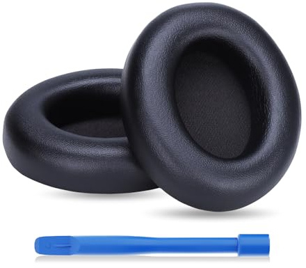 Replacement Ear Pads for Beats Studio Pro Headaphone, Soft and Sweat-Proof Protein PU EarPad for Beats Studio Pro Headaphone, Noise-reducing Memory Foam(Black)