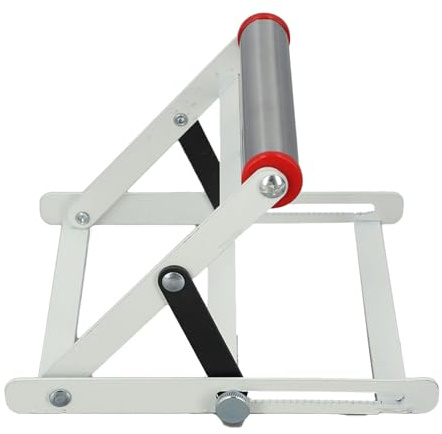 Fafeims Iron Material Support Bracket with Sawtooth Design Heavy Duty Cutting Machine Support Frame for Workbench Roller Stand