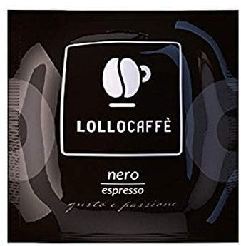 LOLLO Cialde Caffe Miscela Nera Pregiata Filtro-carta 44 Mm Ese, Originale, 150 Unità