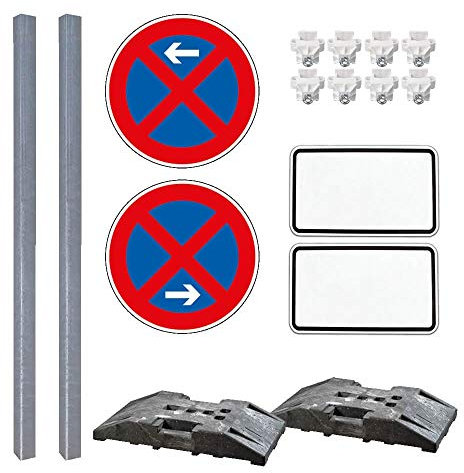 TMS PRO SHOP Haltverbotszonen Set, Basic, A/E, rechts, 16-tlg., mobil, K1, RA1, Ø 42 cm, Art.-Nr. 81172