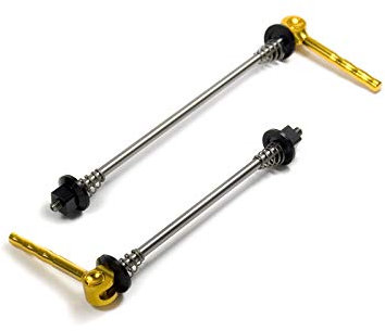 HiTeMP42 Schnellspanner mit Titanachse LQR-01 53g Gold
