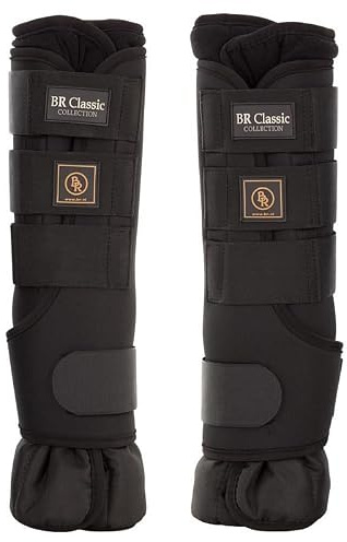 BR Ghette da stalla Classic, taglia L, colore: nero
