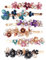 Lot de 6 Épingles à Cheveux au Design Vintage Coloré avec Fleurs - Accessoires en Métal pour Femmes Filles