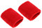 MagiDeal Paire Serre-Poignets Basketball Football Poignet Bracelets, Rouge, 8 x 7cm
