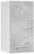 Vicco elément Haut de Cuisine R-Line, Béton/Blanc, 30 cm