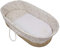 Tititnins® - Funda Moises Mimbre Bebé | Vestidura Capazo Bambu | Paredes y Suelo Acolchados con 3D Transpirable | 100% Algodón Oeko-Tex | Confeti