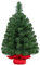 Yaheetech 2ft/60cm Mini Christmas Tree Artificial Tabletop Christmas Tree 67 PVC Tips Xmas Tree with Cement Base
