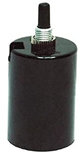 Portalampada per lampada ARCHITETTO E27 con interruttore rotativo in BACKELITE