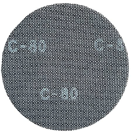 Empora Schleifgitter Klett Ø 225 mm (10 Stück) - Mesh Disc C40-C320 - Schleifscheibe Giraffe Langhalsschleifer - Schleifscheibe mit Klettbefestigungssystem (C80)