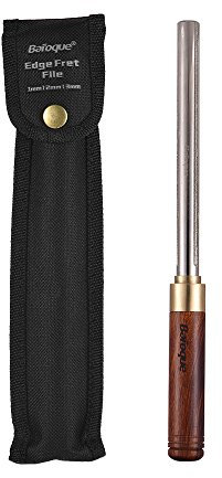Btuty Chitarra Fret Dressing Lima in Metallo con 3 Dimensioni Bordi Manico in Legno Chitarra Riparazione Strumento di Manutenzione Luthier Tool