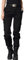 HASHOOB Pantalon Cargo Femmes Jean Militaire Sport Plein Air Travail (BLACK2, 12), L