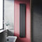 ELEGANT Heizkörper 1800 x 308 mm Schwarz Schmal Hoch Einlagig Vertikal Bad Design