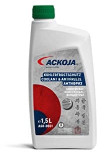 ACKOJA Frostschutz Kühlmittel Konzentrat 5L Grün Passend für Toyota Honda - A60-0001