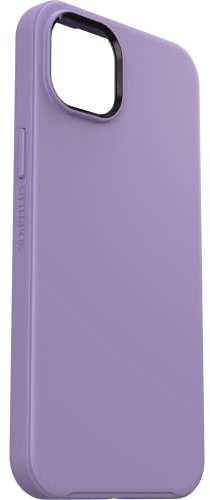 OtterBox Symmetry Case for iPhone 14 Plus, Shockproof, Drop proof, Protective Thin Case, 3x Tested to Military Standard, Antimicrobial Protection, Purple