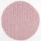 Muratap Teppich Wohnzimmer Modern - Loca Shaggy - Hochflor Teppich Weich und Warm Schmutzabweisend und Pflegeleicht Wohnzimmerteppich - Große: 120 cm - Rund - Farbe: Hellrosa