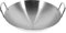 UPKOCH Wok à Fond Rond en Acier Lourd 28 Cm (11 Pouces) - Casserole de Chef Style Canton Traditionnel à Double Poignée - Poêle Antiadhésive