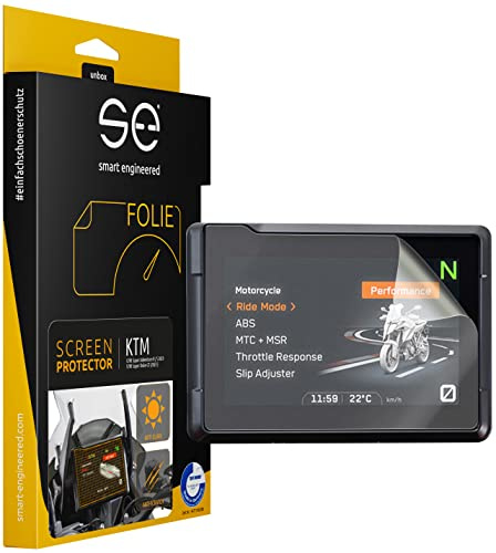 s.e. 2x 3D Tacho-Schutzfolie für 1290 Super Adventure R/S 2021, 1290 Super Duke GT 2022 Cockpit-Tacho, entspiegelt, Anti-Kratzer, Anti-Steinschlag, Klar & Matt enthalten