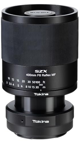 Tokina SZX - Obiettivo Reflex MF 400 mm f/8 e kit di estensione 2x per Canon EF-M, colore: nero