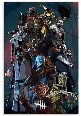 MUTYNE Dead by Daylight Game Poster Wandkunst Bilddruck Moderne Familienzimmer Dekor 08x12inch(20x30cm)
