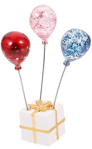 Toyvian Kasten Bekenntnisballon Nach Hause Valentinstag Geschenkbox Ballon-tischdekoration Ballon-geschenkbox-ornament Valentinstag Bevorzugt Vorräte Auto-ornament Marionette Harz Esstisch