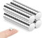 Wzone 8mm x 3mm Kleine Magnete Stark, 50 Stück Neodym Magnete Extra Stark Rund Kühlschrankmagnete Mini Magnete für Magnettafel, Handwerk, Zuhause, Büro, Foto, Karte und DIY…