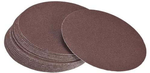 CoCud PSA Sanding Discs, 5 Inch Dia 100 Grits, Self Adhesive Sticky-Back Sandpaper - (Applications: for Woodworking Metal Finishing), 30-Pieces