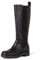 Amazon Essentials Stivali alti con soffietto Donna, Nero, 37.5 EU