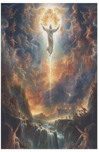 Jesus Christ - 1000 Teile Puzzle – - Hochauflösendes - Gelegenheitsspiel – 1000 Teile Holzpuzzle 1000