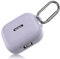 PUCGUE for TOZO OpenEgo True Wireless Open-Ear Headphones Case Cover, Silicone Case for TOZO OpenEgo Earbuds, Full-Body Anti-Scratch Protective Skin Cover for TOZO OpenEgo with Carabiner (Purple)